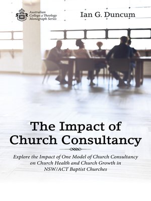 cover image of The Impact of Church Consultancy